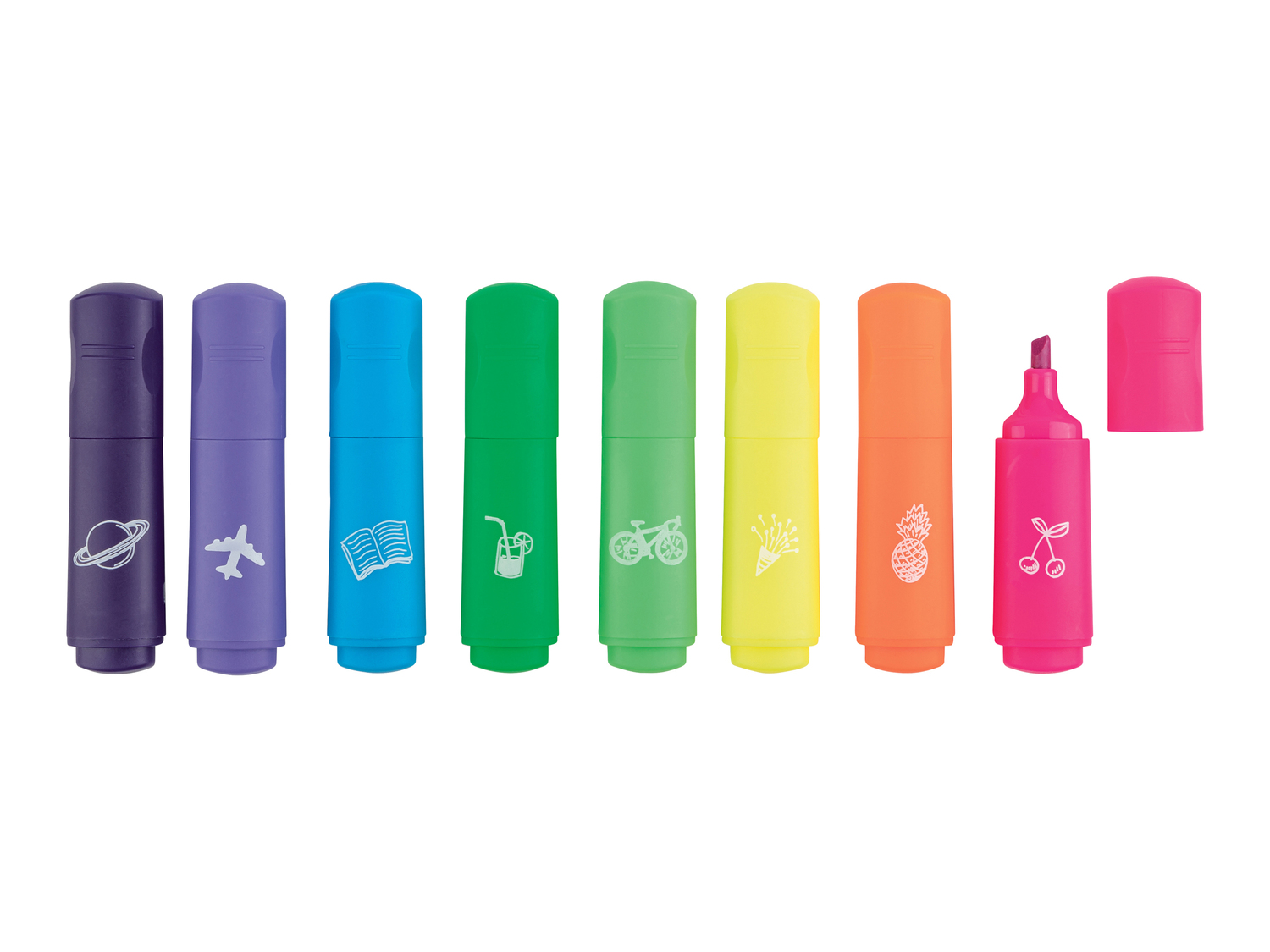 Mini evidenziatori United Office, prezzo 3.49 €
8 pezzi
- Colori pastello ...