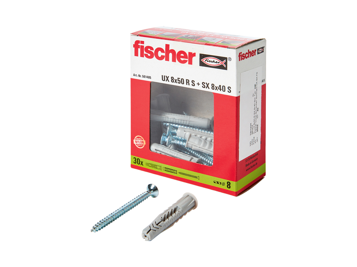 Set viti e tasselli o set tasselli Fischer, prezzo 4.99 €
40, 35 o 30 ...