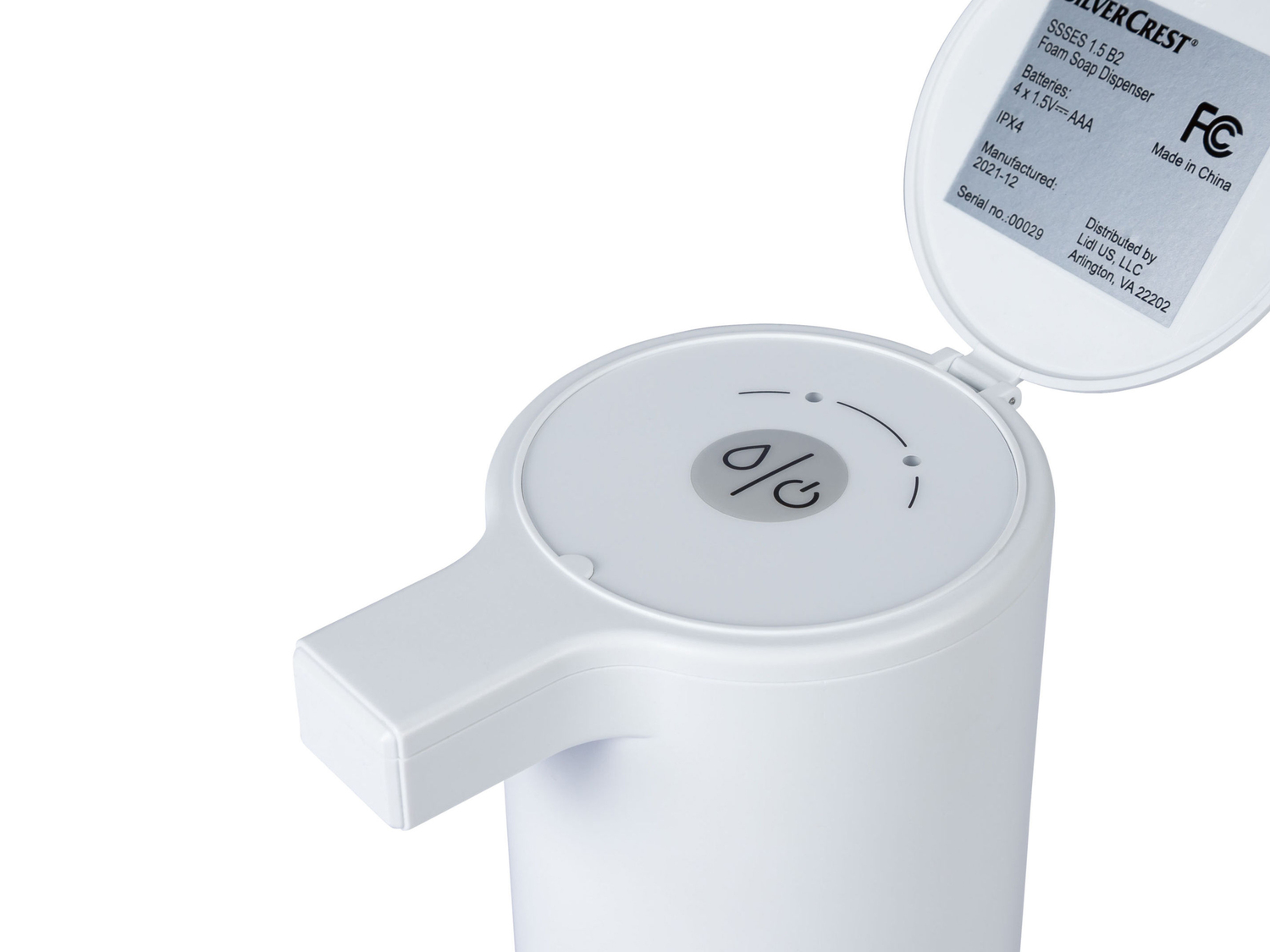 Dispenser di sapone in schiuma con sensore Silvercrest, prezzo 14.99 € ...