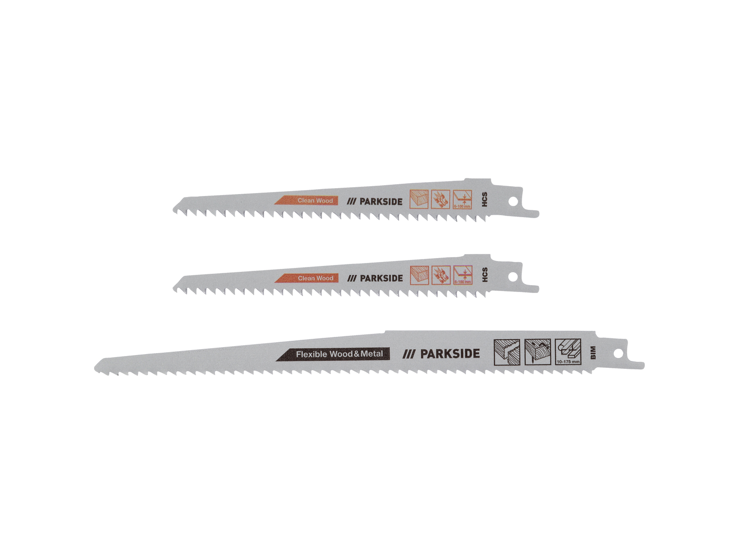 Set lame per seghetto elettrico Parkside, prezzo 4.99 €
3 pezzi
- Per ...