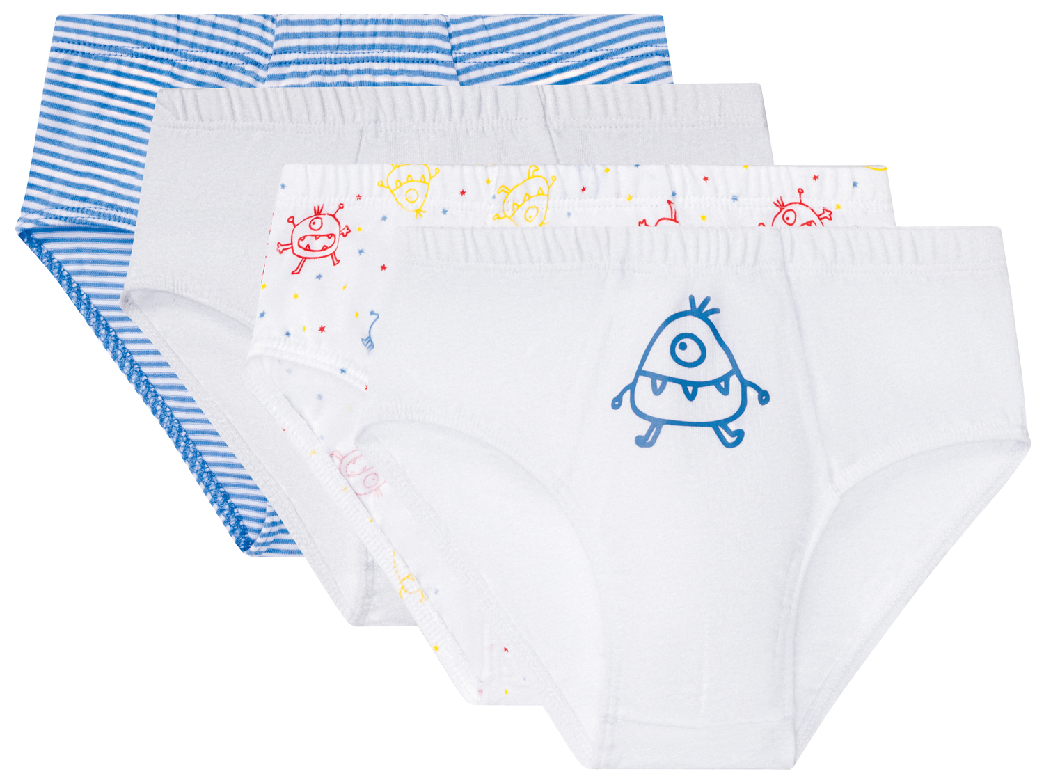 Slip da bambino Lupilu-new, prezzo 5.99 €
4 pezzi - Misure: 1-6 anni
- Puro ...