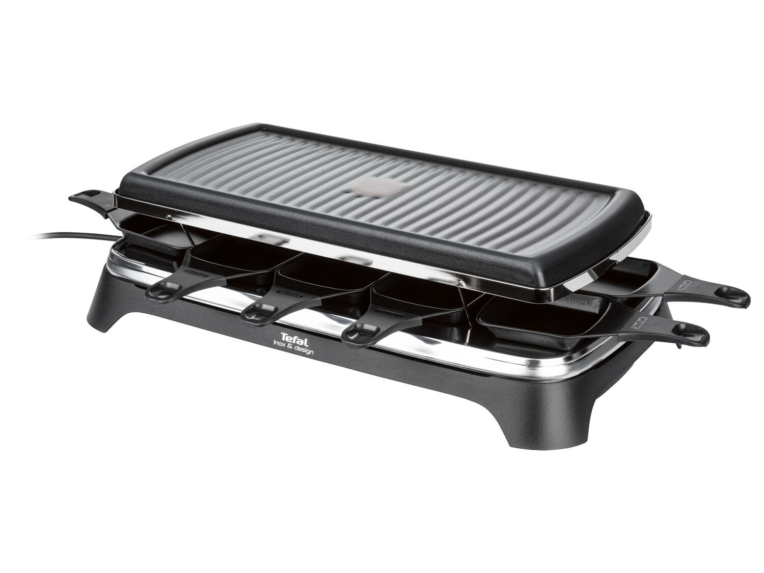 Raclette Grill Tefal, prezzo 89.00 €
Per 10 persone
- 2 funzioni: raclette ...