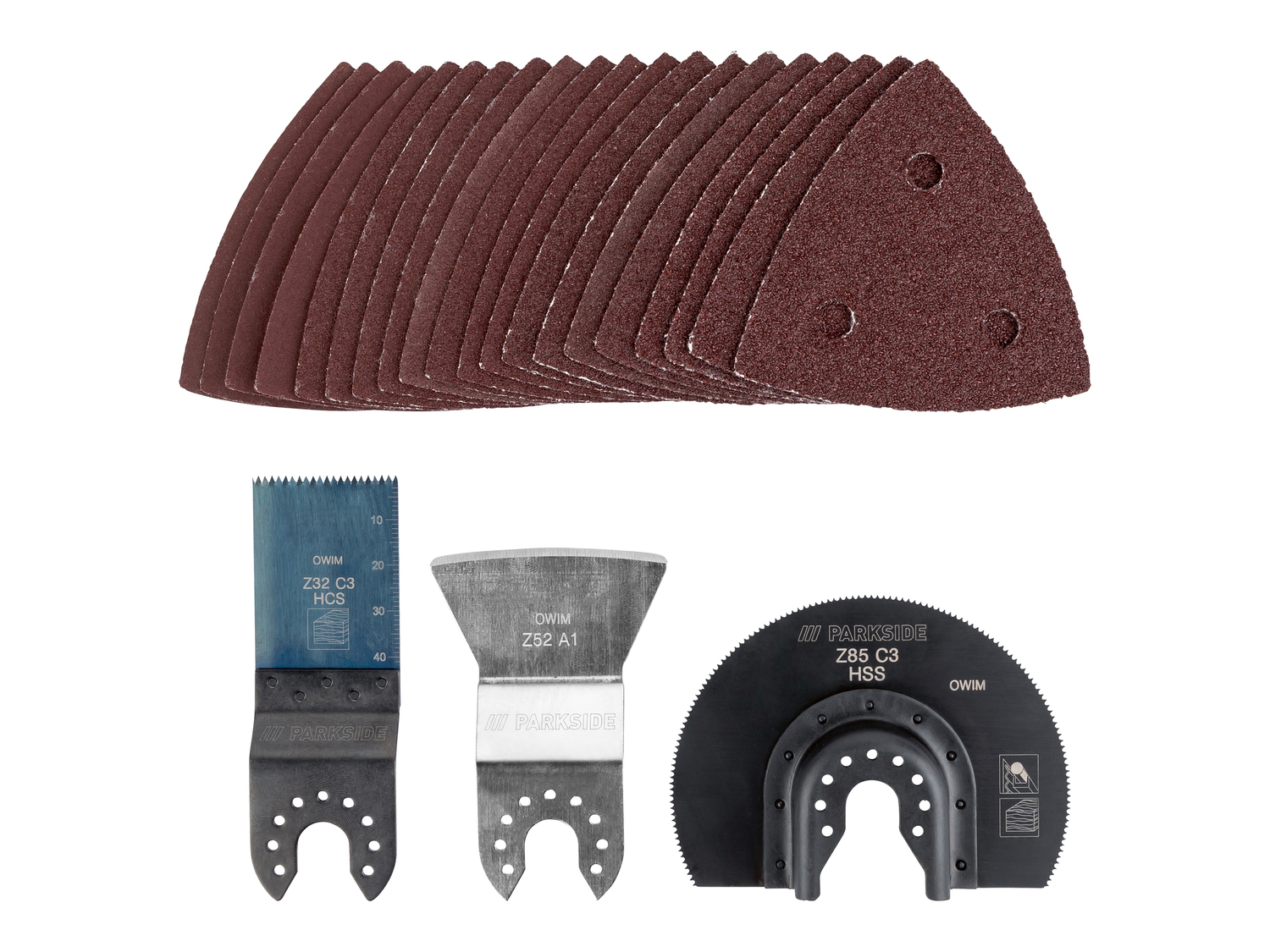 Accessori per elettroutensile multiuso Parkside, prezzo 7.99 €
13 o 23 ...