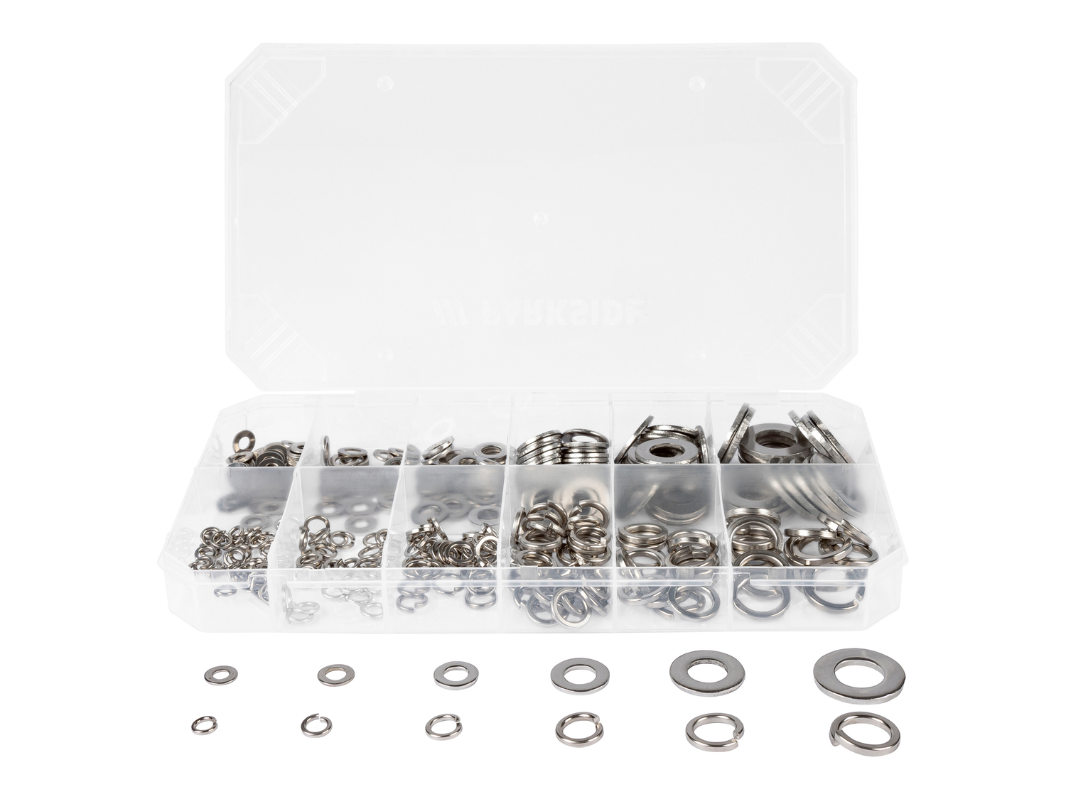 Set ganci, set rondelle o set dadi esagonali Parkside, prezzo 3.99 €
128, ...