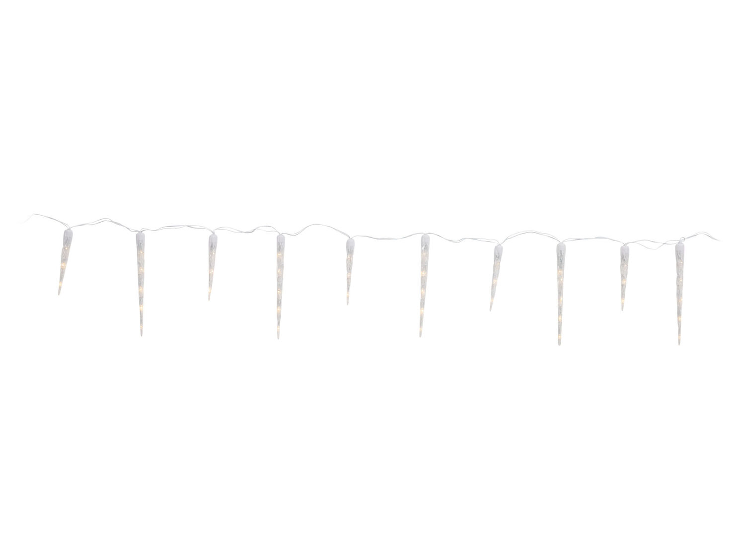 Catena luminosa con ghiaccioli Livarno, prezzo 24.99 €
- 32 ghiaccioli ...