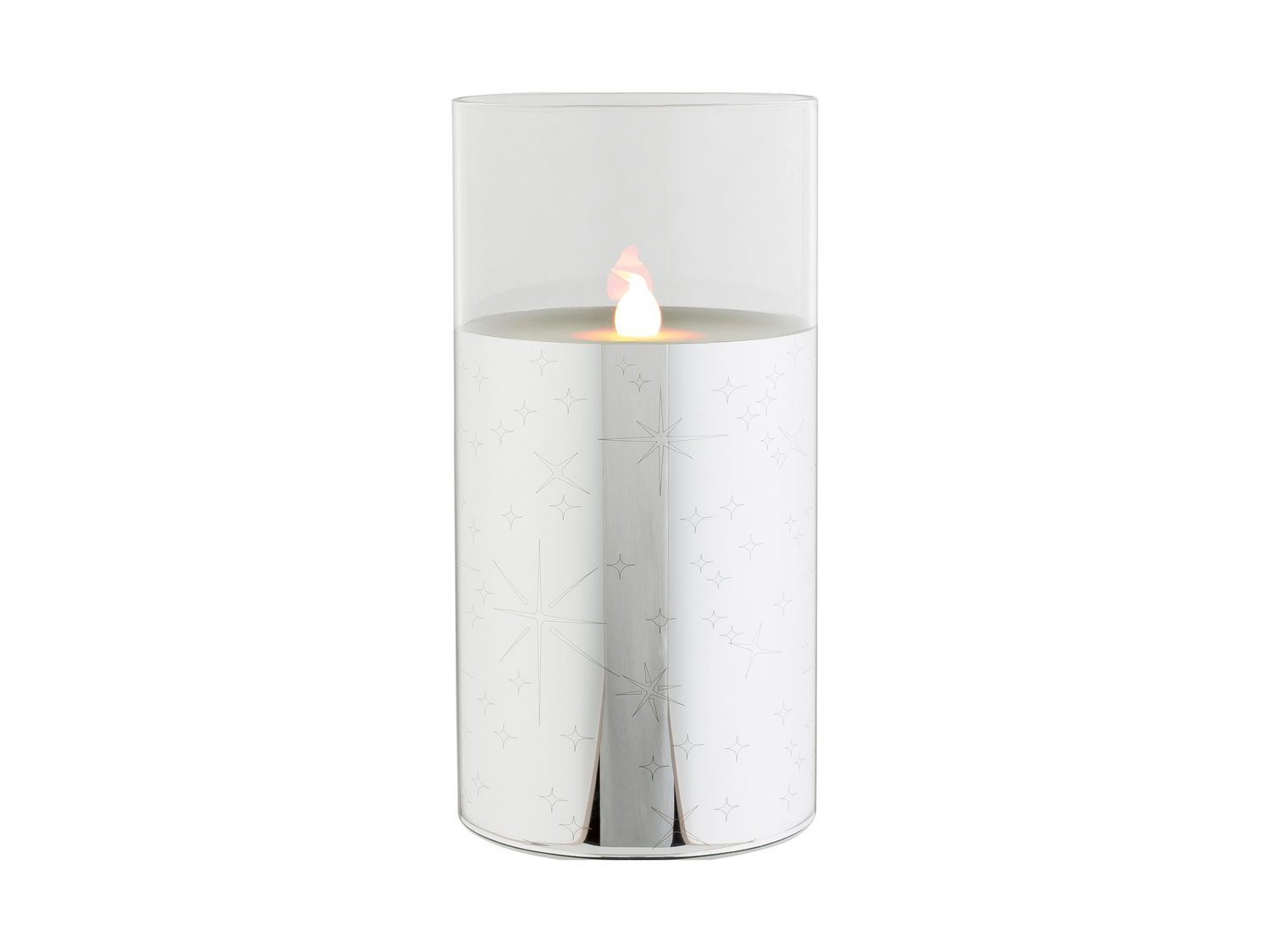 Candela LED Livarno, prezzo 6.99 €
- LED effetto fiamma
- Timer da 6 ...