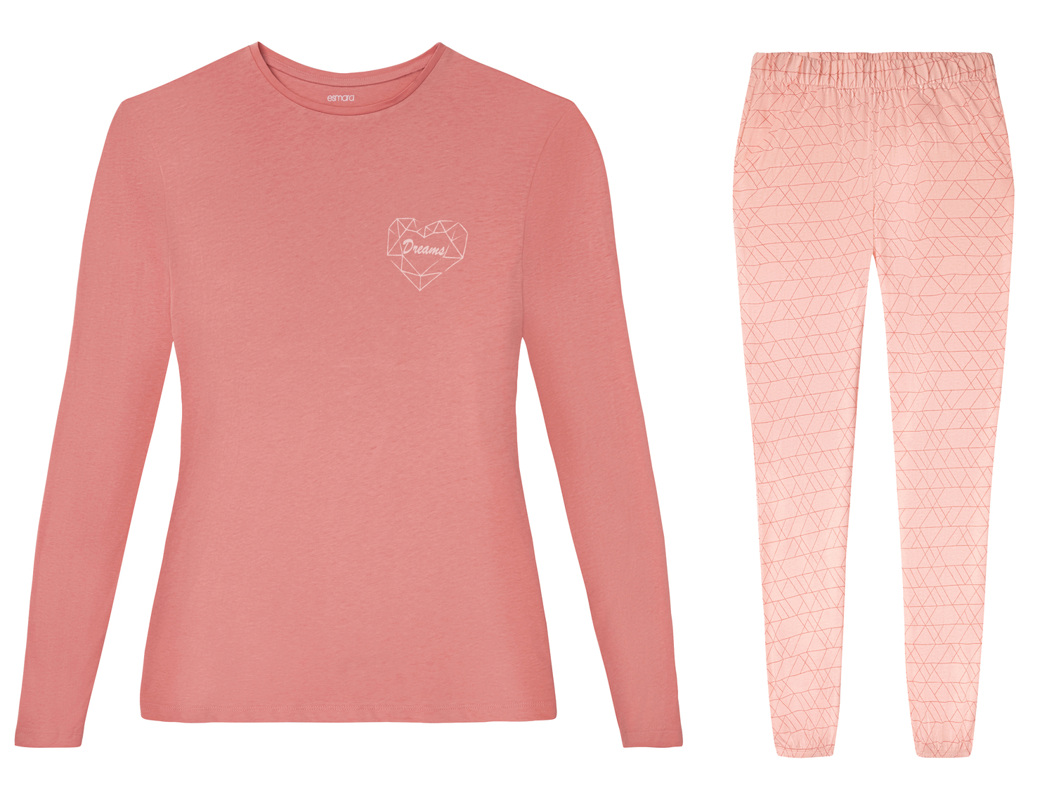Pigiama da donna Esmara, prezzo 9.99 €
Misure: S-L
- Puro cotone
Taglie ...
