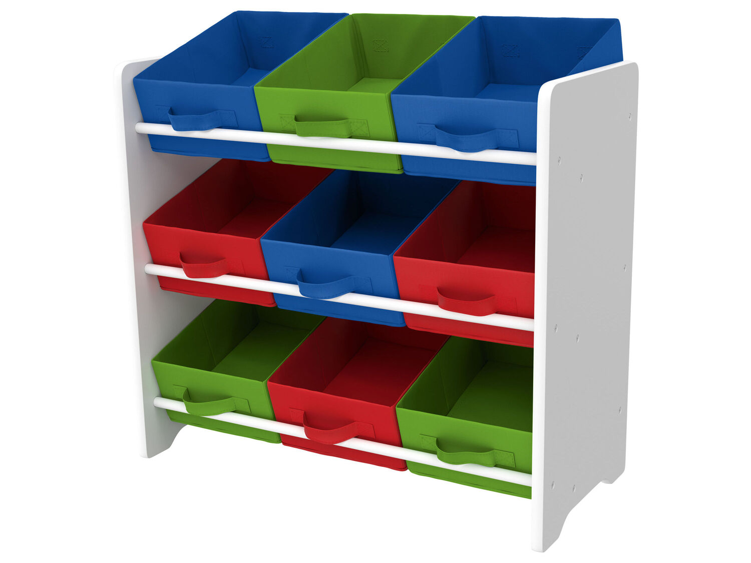 Scaffale portaoggetti per bambini Livarno, prezzo 29.99 &#8364; 
- 9 scatole ...