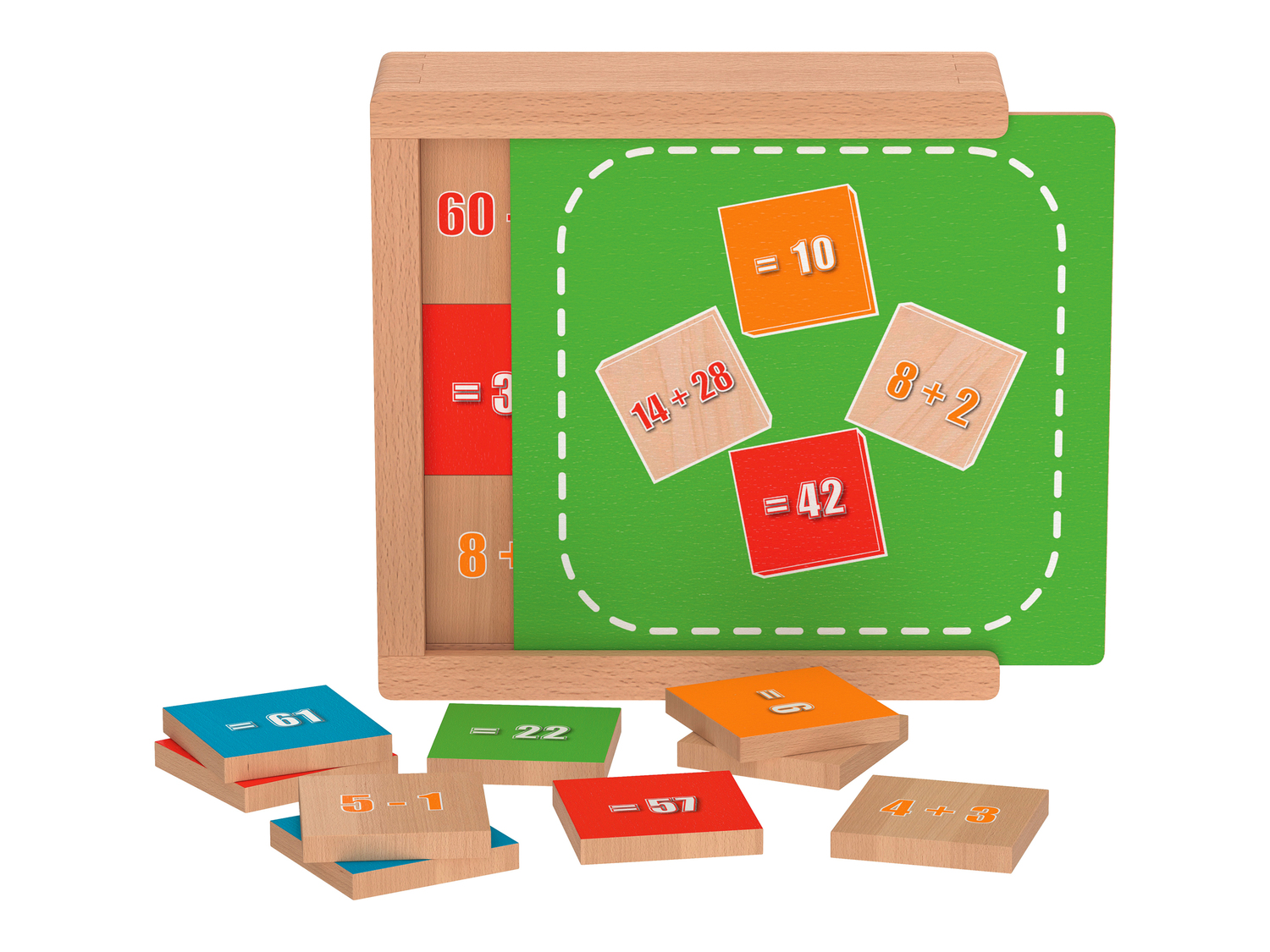 Gioco didattico in legno Memo, calcolo, lettere, orologio o tangram Playtive, prezzo ...