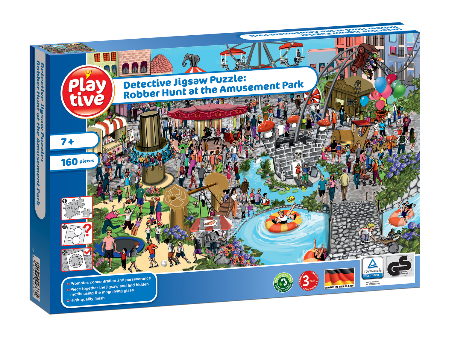 Puzzle detective Playtive, prezzo 4.99 €
160 pezzi
- Età: ...