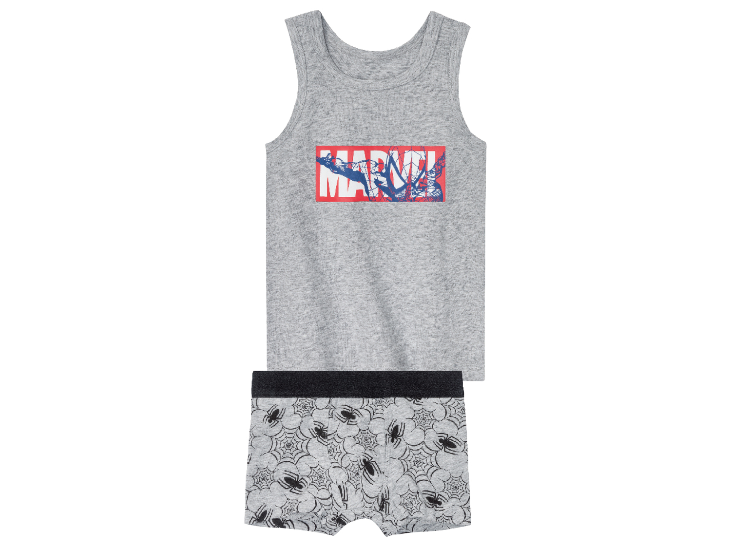 Coordinato intimo da bambino Spiderman Oeko-tex, prezzo 5.99 €
Misure: 2-10 ...