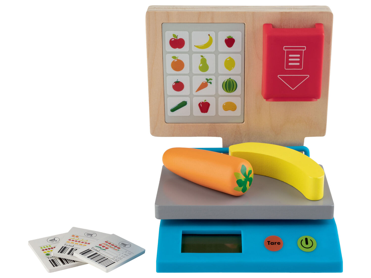 Gioco cassa, bilancia o cassaforte in legno Playtive, prezzo 19.99 €
- ...