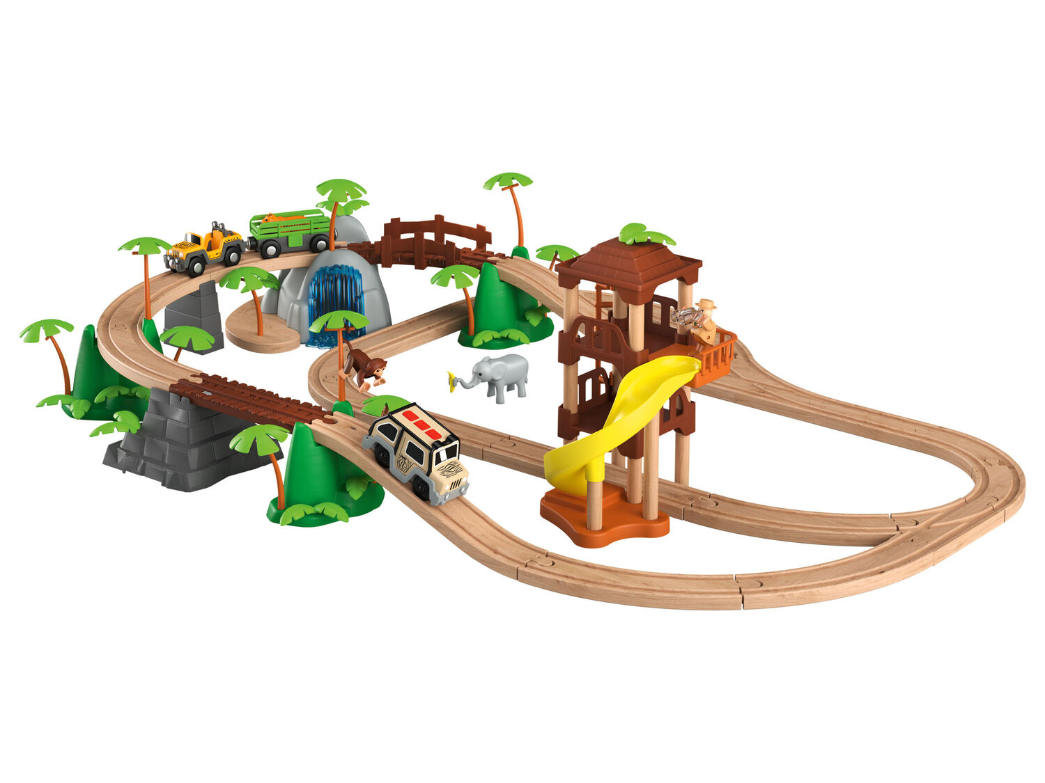 Pista Fattoria o Giungla Playtive, prezzo 29.99 €
- Con binari in legno ...