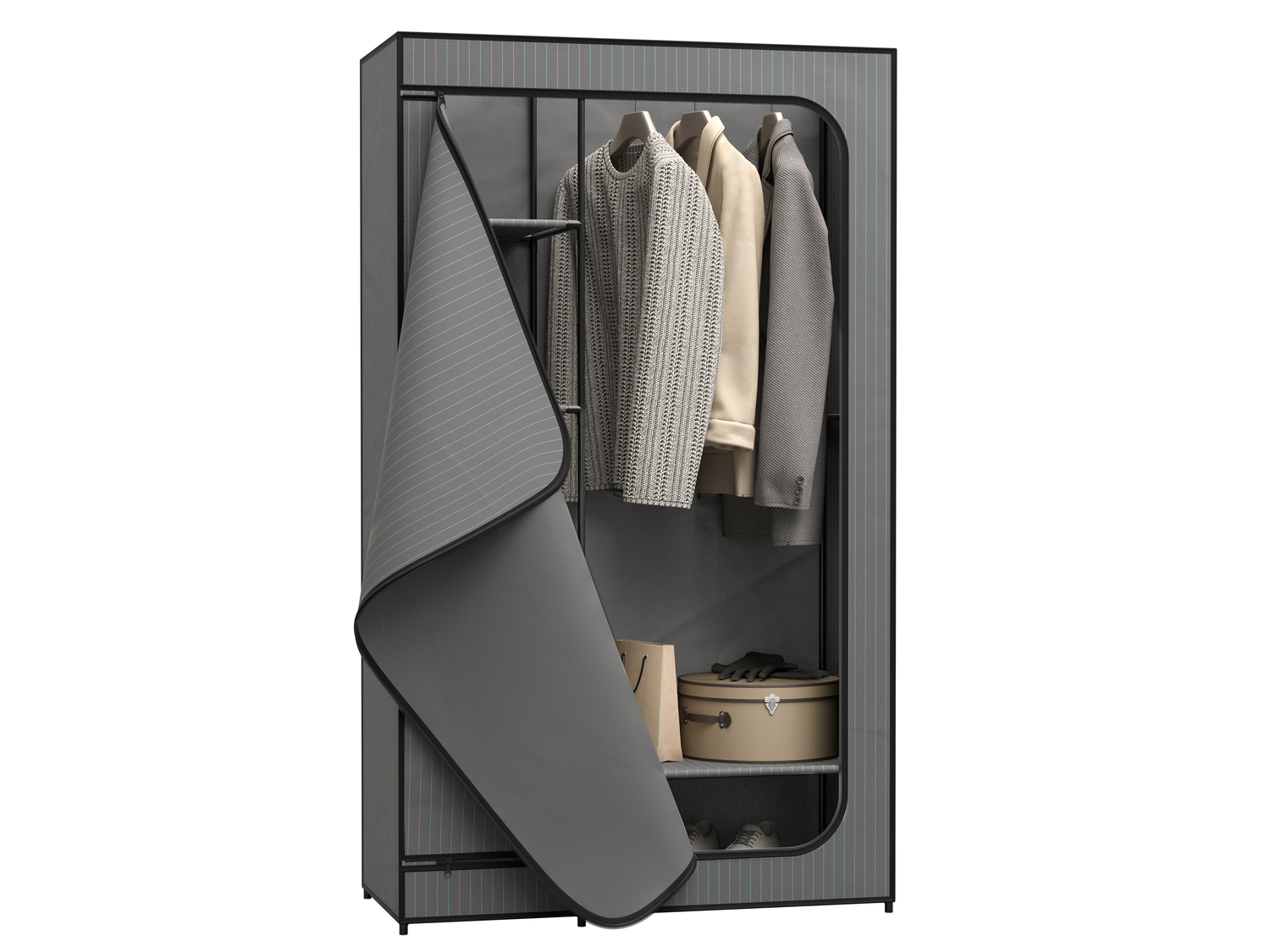 Armadio in tessuto Livarno, prezzo 24.99 €
- Scomparto principale con ...