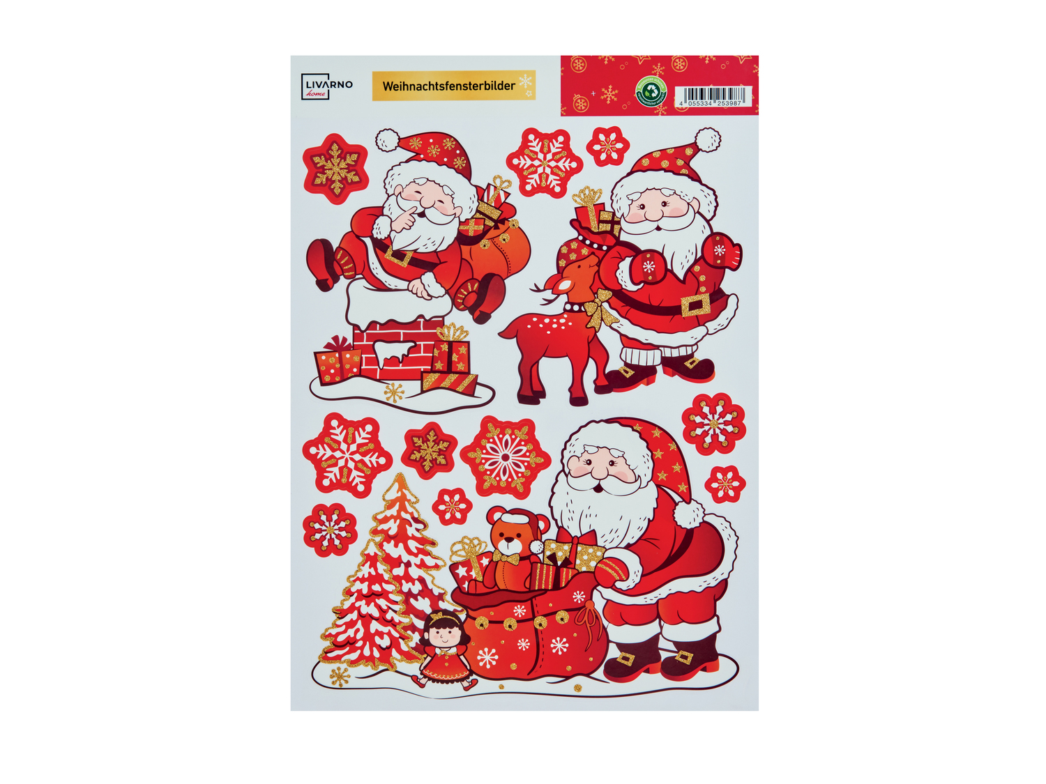 Decorazioni natalizie per finestre Livarno, prezzo 0.99 €
- In diversi ...