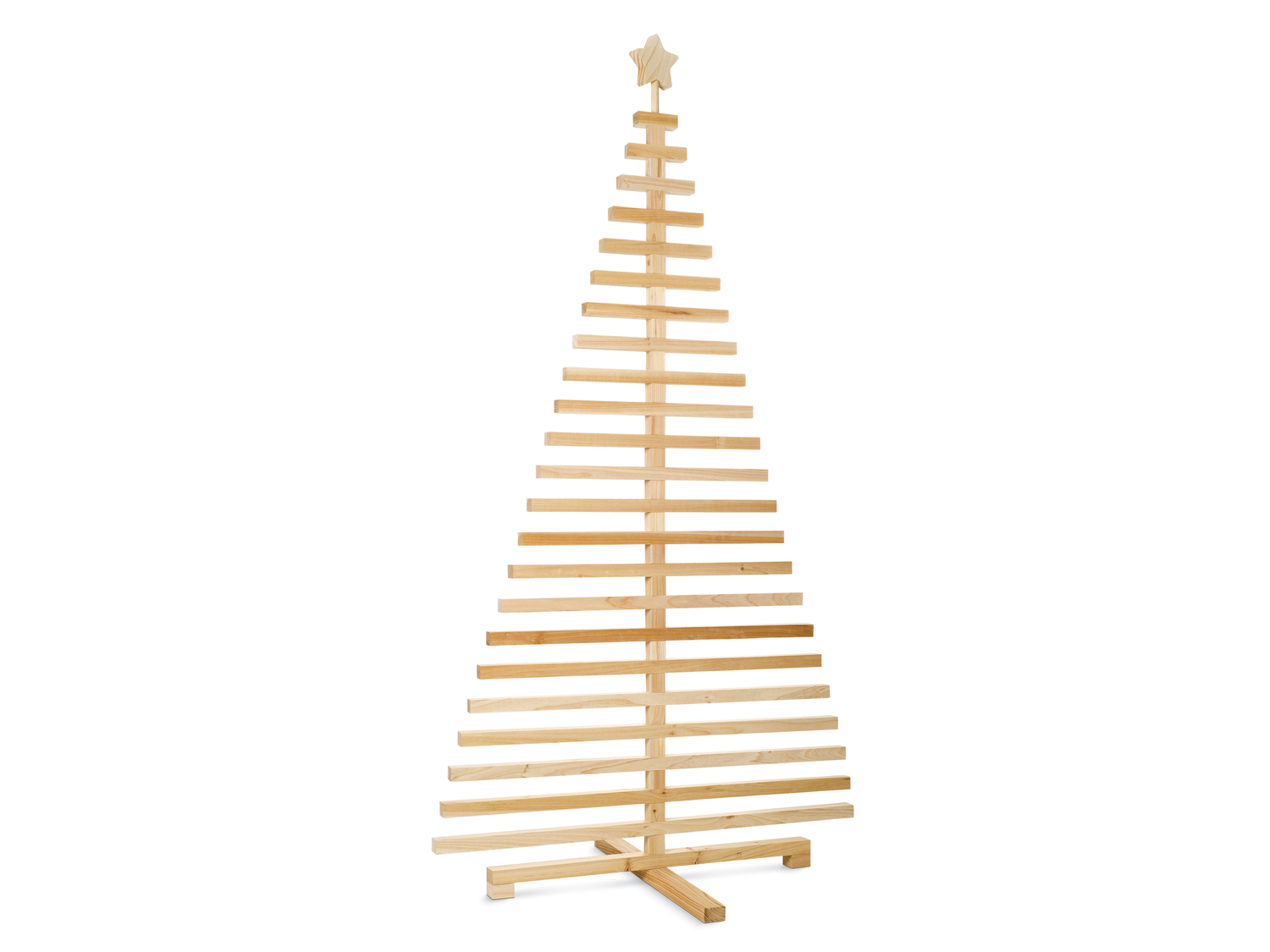 Albero di Natale in legno Livarno, prezzo 39.99 €
160 cm
- 23 rami orientabili ...