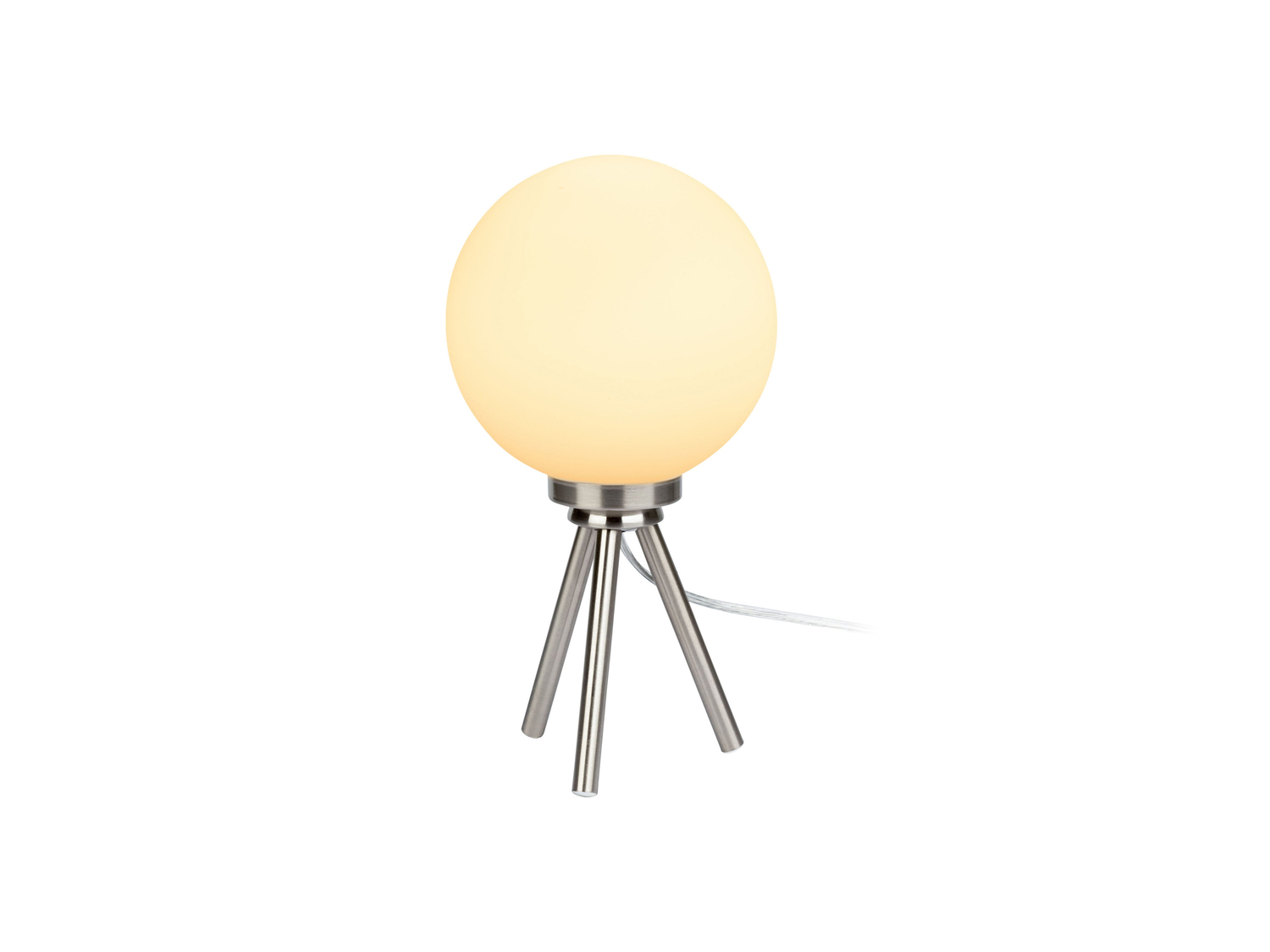 Lampada LED da tavolo Livarno, prezzo 19.99 €
- Paralume in vetro satinato
- ...