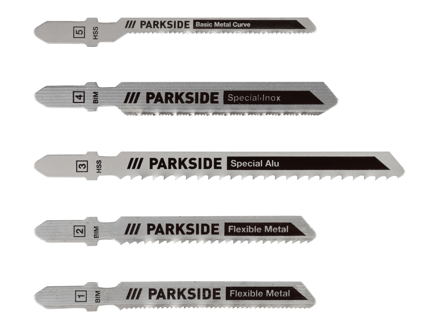 Set lame per seghetto a pendolo Parkside, prezzo 3.99 €
5 pezzi
- Per ...