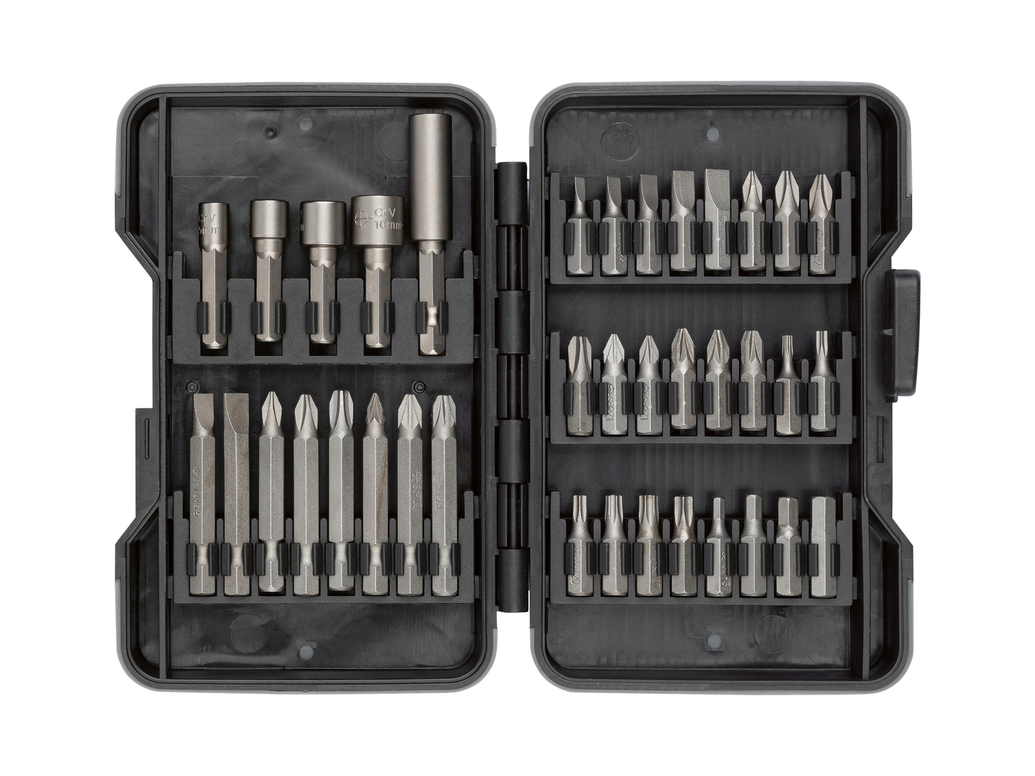 Set punte per trapano o avvitatore Parkside, prezzo 6.99 €
15 o 37 pezzi ...