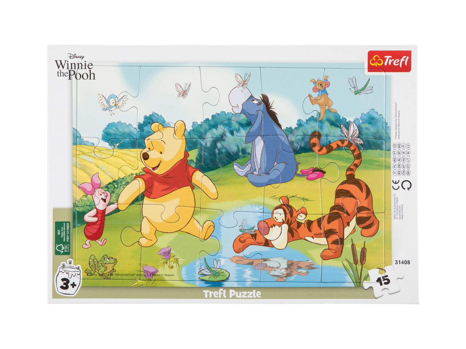 Puzzle per bambini Avengers, Paw Patrol, Frozen, Peppa Pig, Disney Princess, Winnie ...