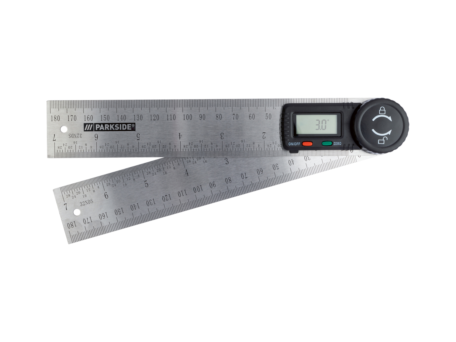 Calibro o goniometro digitale Parkside, prezzo 11.99 €
- Valore zero ...