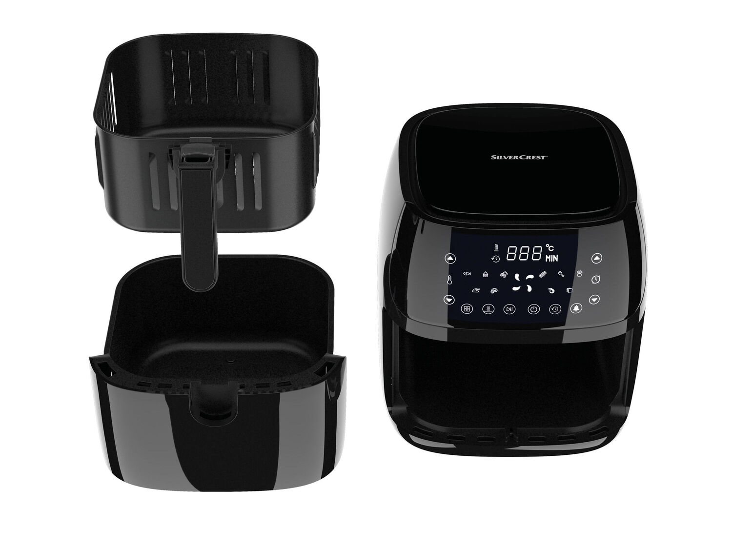 Friggitrice ad aria calda Prezzo-lidl, prezzo 79.00 €
- Comandi touchscreen ...