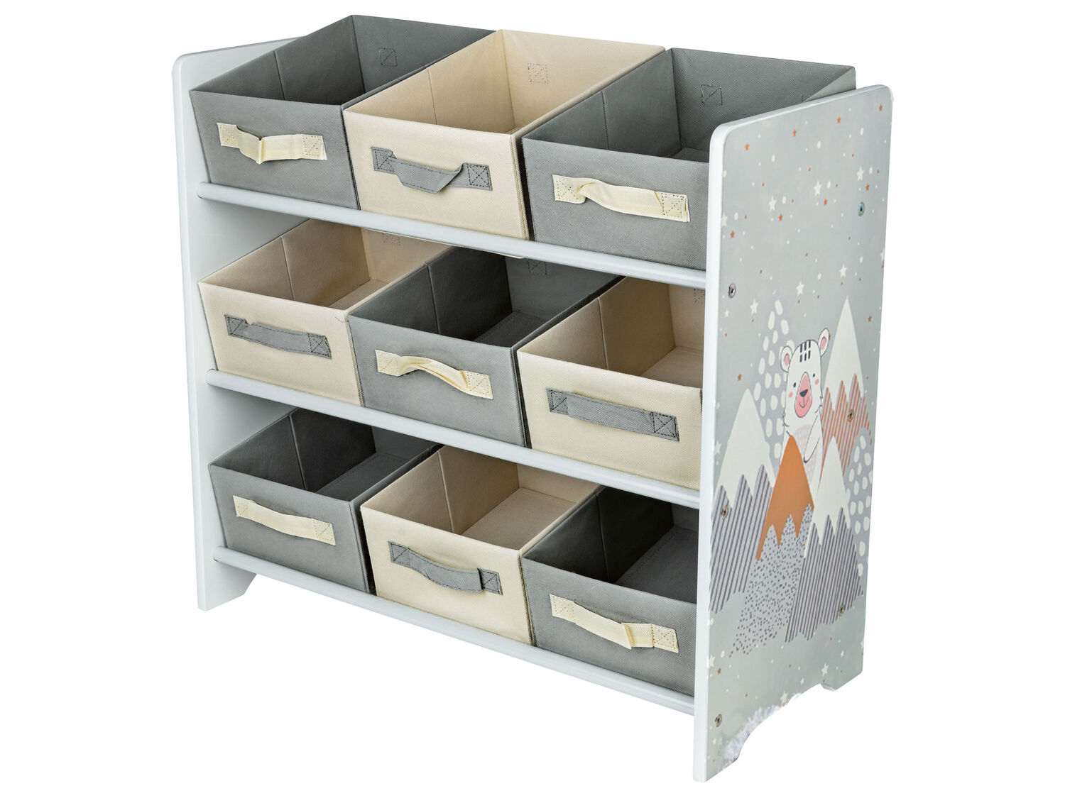 Scaffale portaoggetti per bambini Livarno, prezzo 24.99 €
- 9 scatole ...