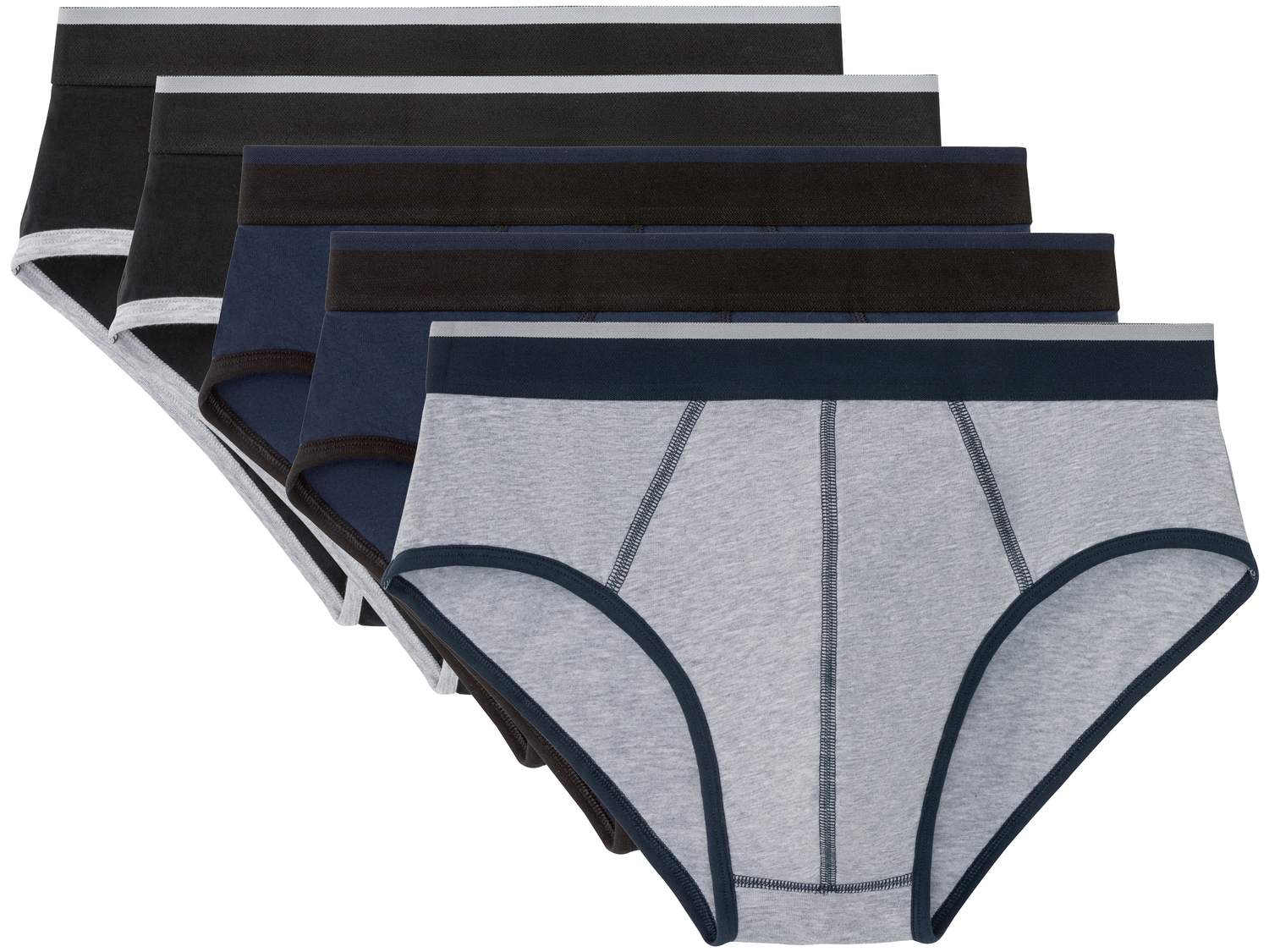 Slip da uomo Livergy, prezzo 8.99 €
5 pezzi - Misure: M-XL
- Puro cotone
Taglie ...
