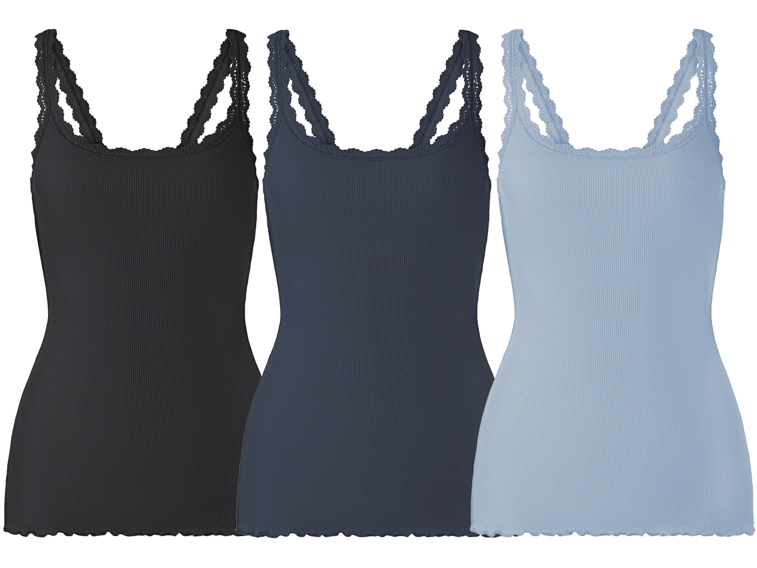 Canotta da donna con pizzo Esmara, prezzo 9.99 €
3 pezzi - Misure: S-L
Taglie ...