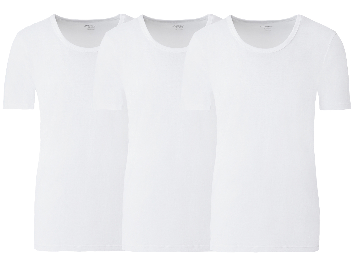T-Shirt intima da uomo Livergy, prezzo 9.99 €
3 pezzi - Misure: S-L
- ...