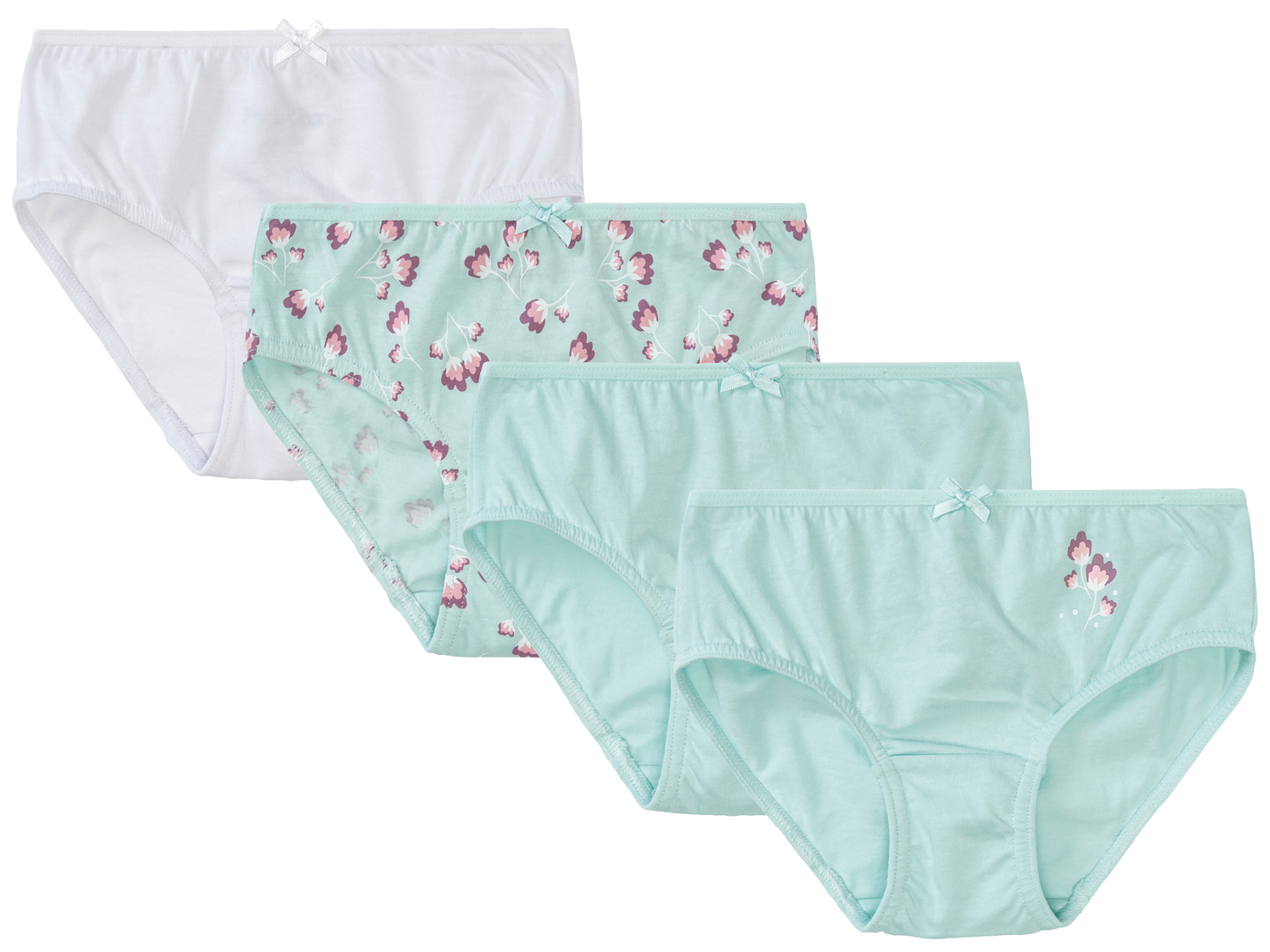 Slip da bambina Lupilu-new, prezzo 5.99 €
4 pezzi - Misure: 2-8 anni ...