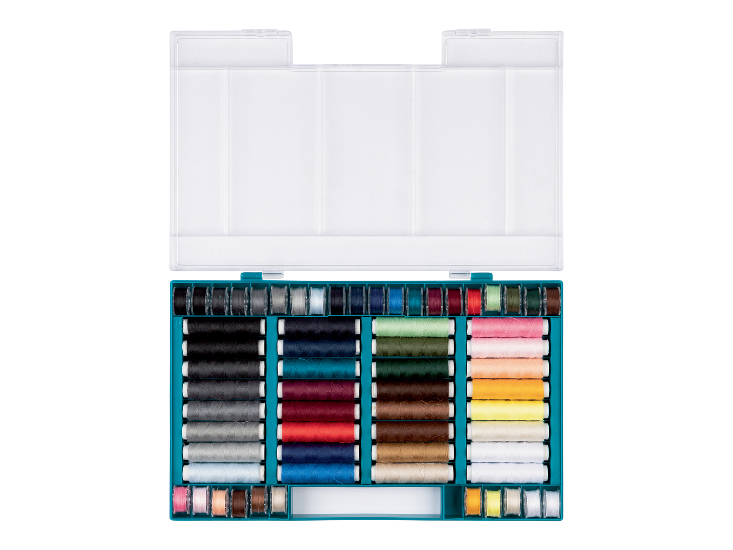 Set da cucito Crelando, prezzo 6.99 €
50, 64, 96 o 160 pezzi
Caratteristiche