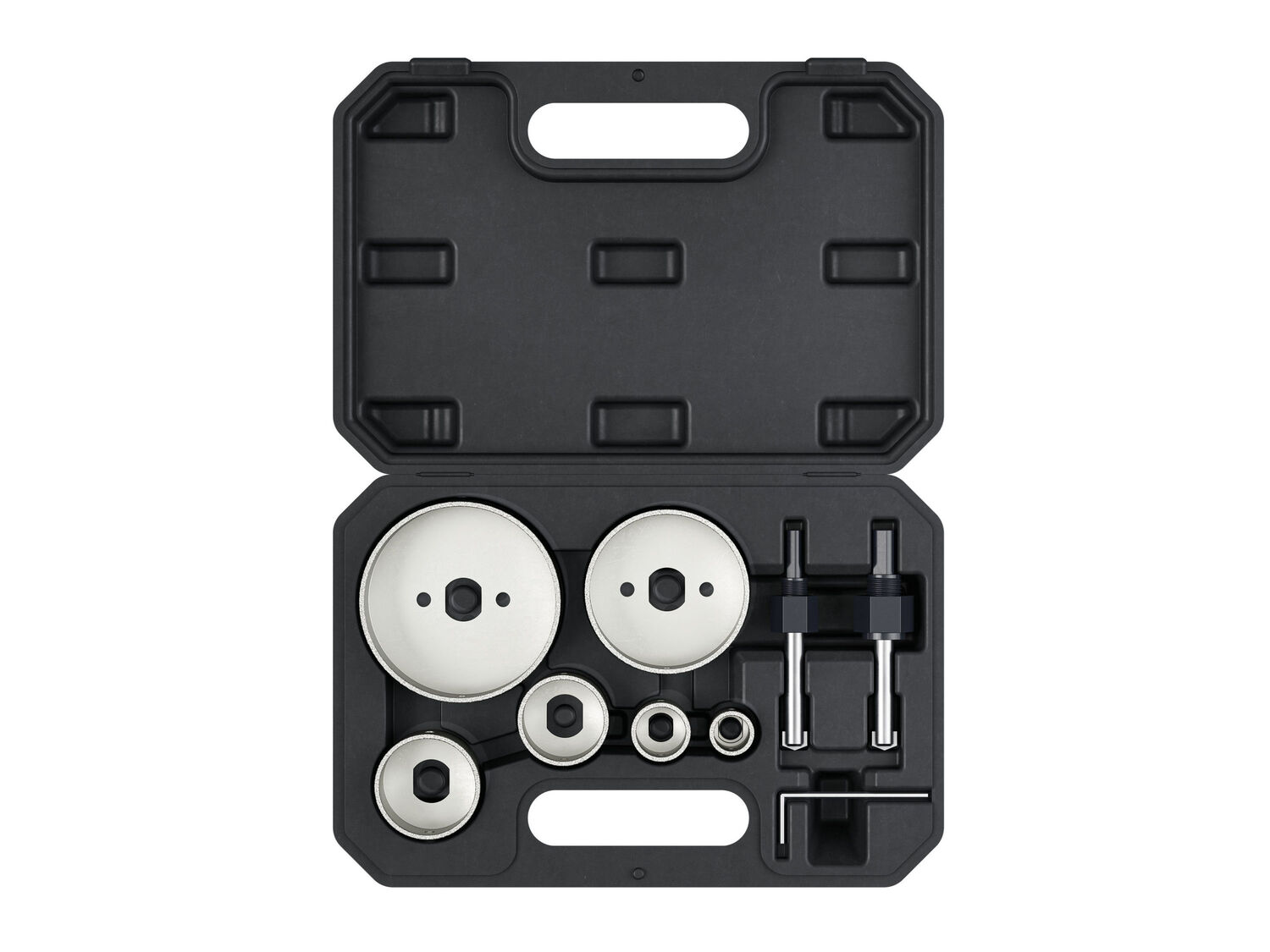 Set frese a tazza Parkside, prezzo 17.99 &#8364; 
9 pezzi 
- Max. profondit&agrave; ...