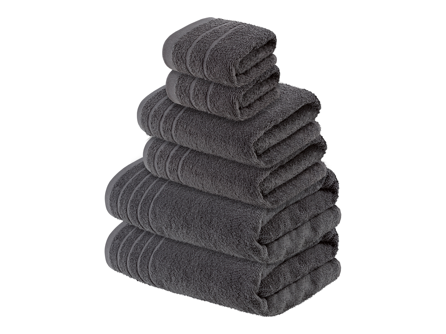 Set asciugamani Livarno, prezzo 14.99 €
6 pezzi
- Puro cotone
- Misure:
- ...