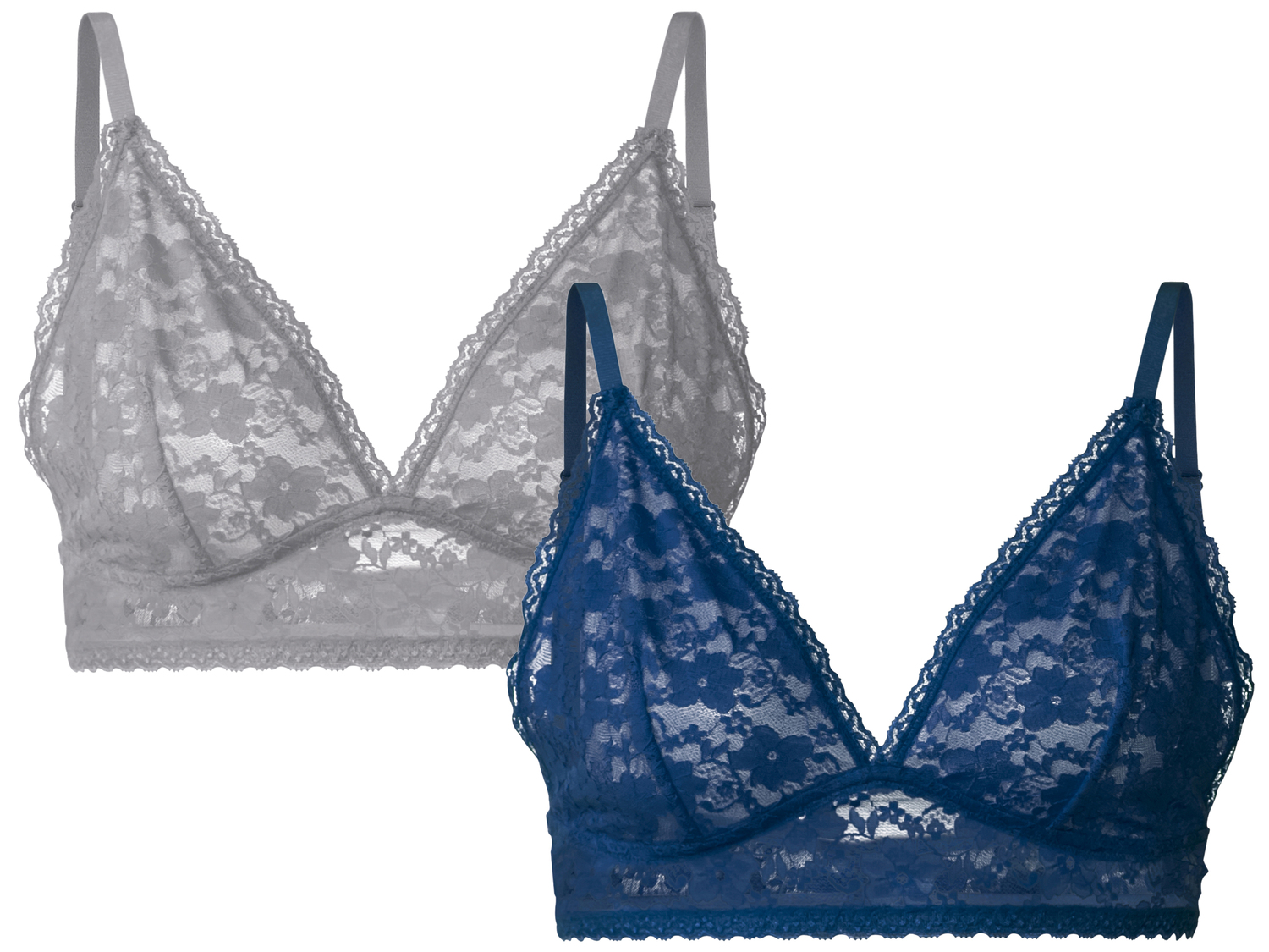Bralette con pizzo Esmara, prezzo 9.99 &#8364; 
2 pezzi - Misure: S-L
Taglie ...