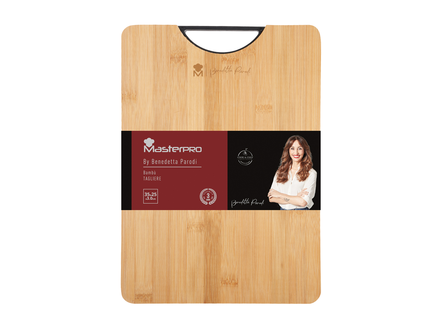 Tagliere da cucina in bambù Masterpro, prezzo 12.99 €
- Dimensioni: ...