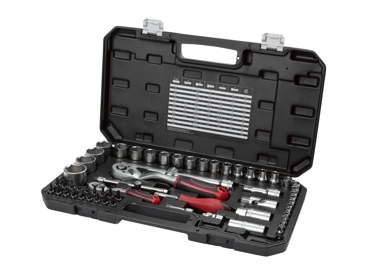 Set chiavi a bussola Parkside, prezzo 59.00 €
65 pezzi
- Con prese da ...