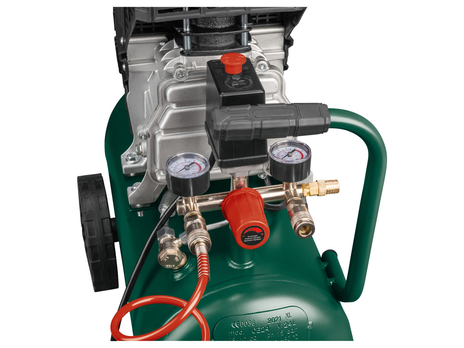Compressore Prezzo-lidl Parkside, prezzo 149.00 €
24 L
- Tubo per aria compressa ...