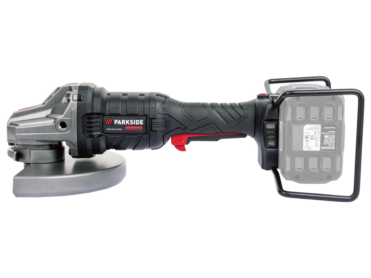 Smerigliatrice angolare ricaricabile 40 V Parkside_performance, prezzo 129.00 € ...