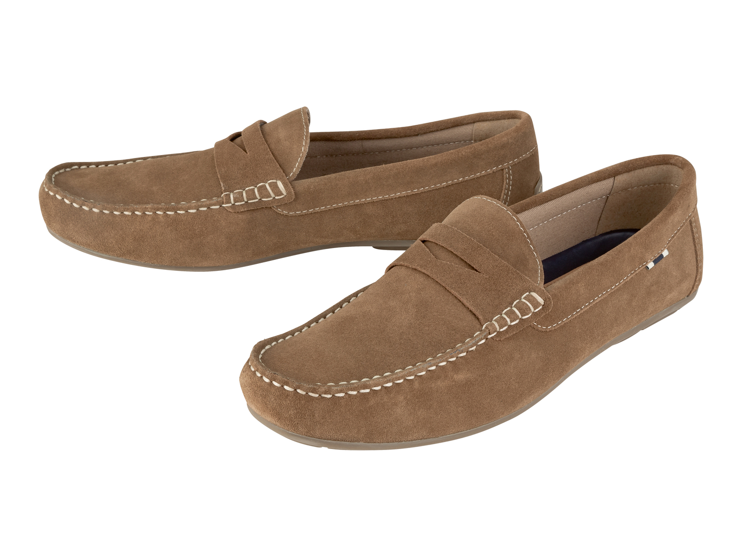 Mocassini da uomo Livergy, prezzo 19.99 &#8364; 
Misure: 41-45 
- Vero cuoio
Taglie ...