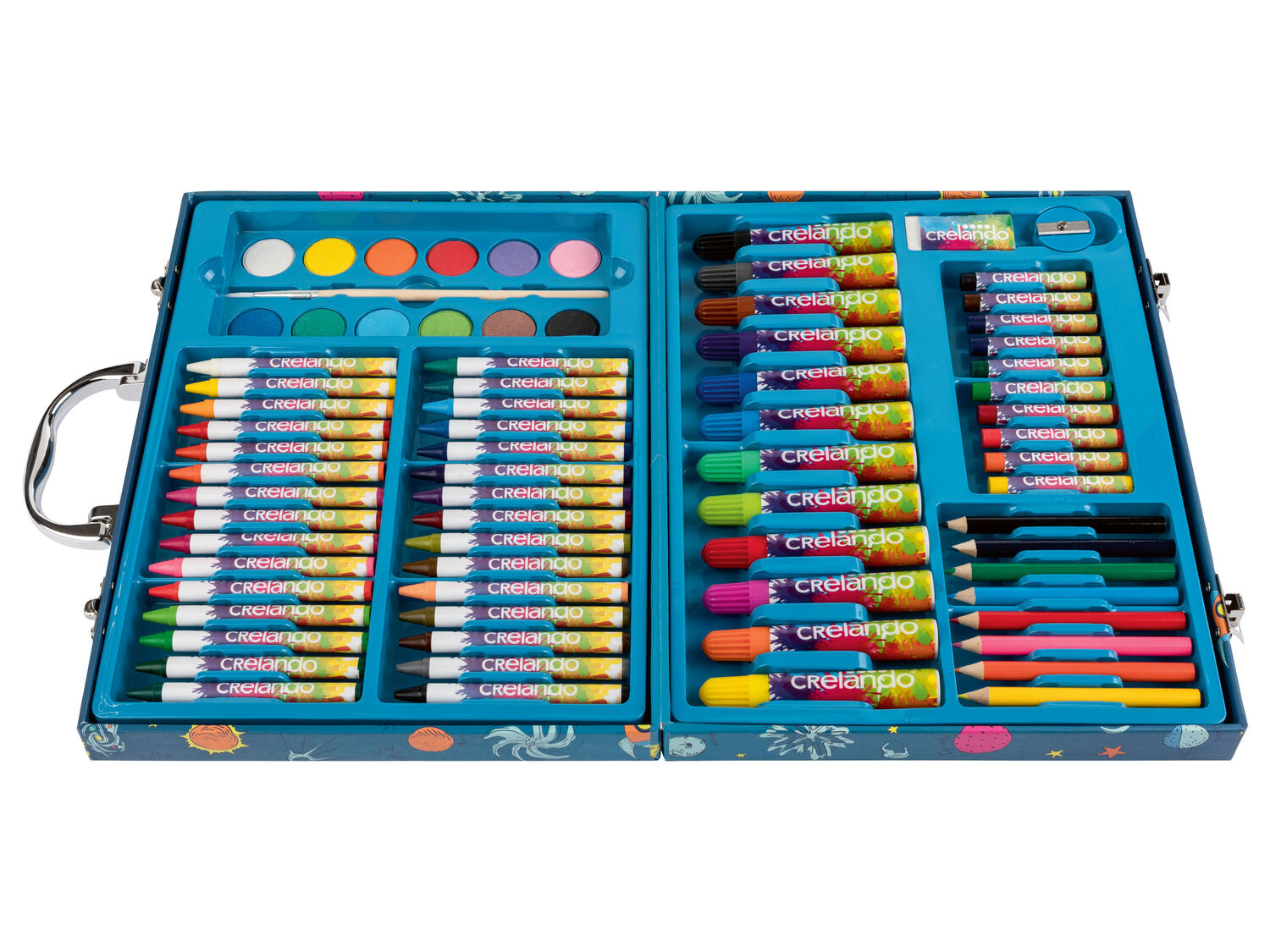 Valigetta per dipingere e colorare per bambini Crelando, prezzo 8.99 € ...