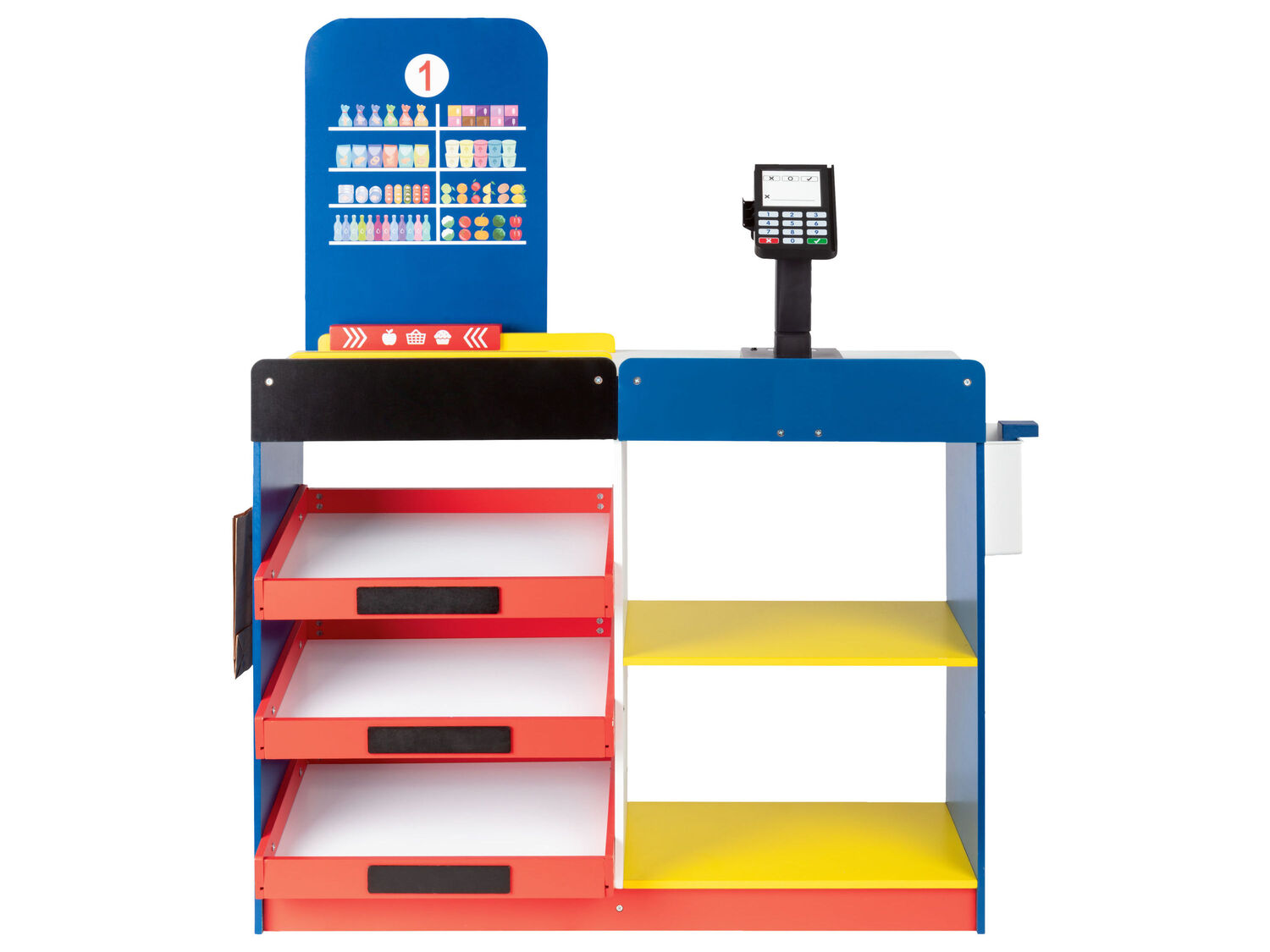 Supermercato Lidl in legno Playtive, prezzo 39.00 €
- Cassa con funzione ...