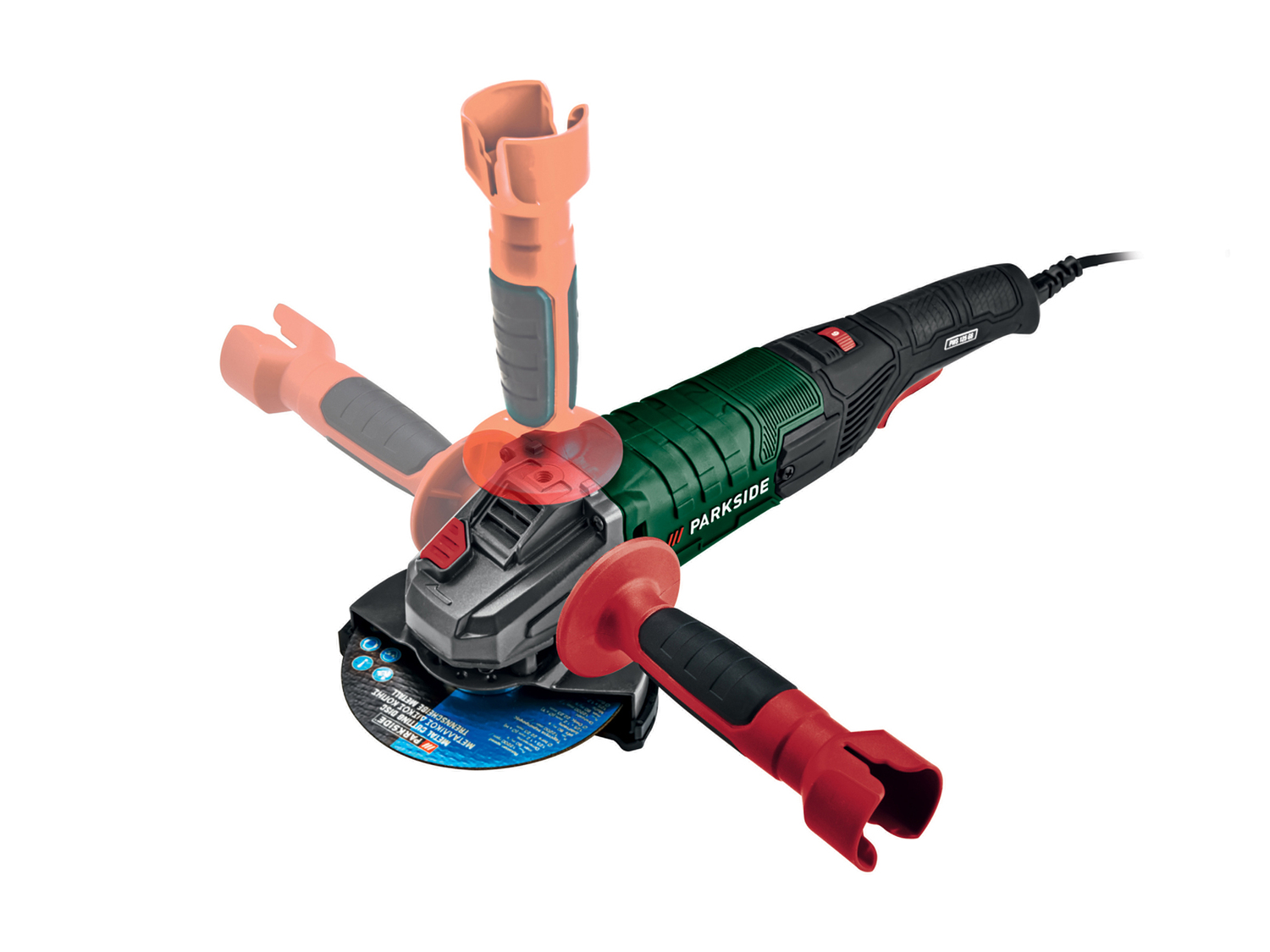 Smerigliatrice angolare Prezzo-lidl, prezzo 29.99 €
- Impugnatura frontale ...