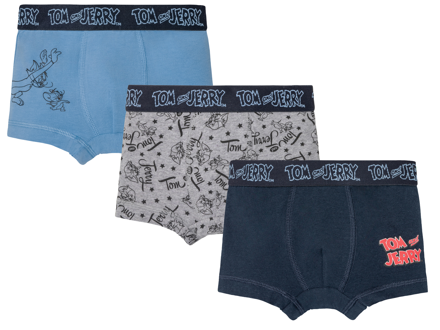 Boxer da bambino Tom-and-jerry, prezzo 4.99 &#8364; 
3 pezzi - Misure: 1-6 anni
Taglie ...