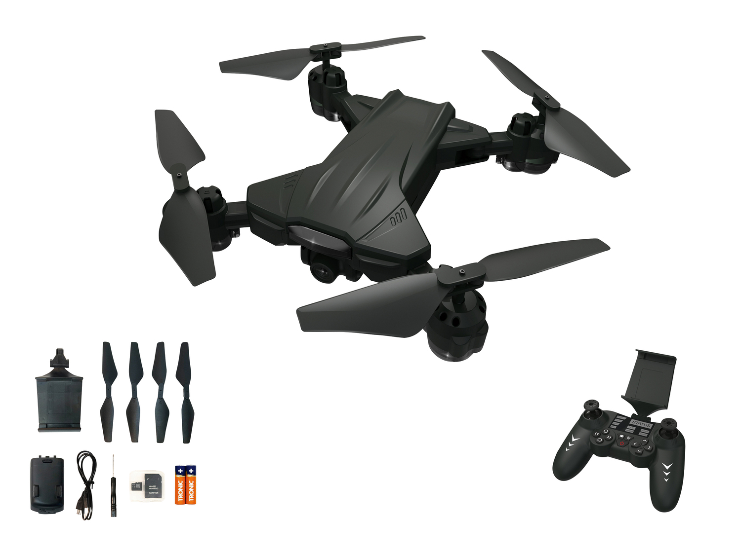 Drone con telecamera 3-anni-di-garanzia, prezzo 49.00 €
- Telecomando ...