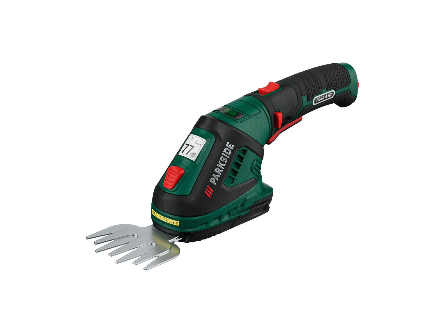 Cesoia ricaricabile per erba e cespugli Parkside, prezzo 17.99 &#8364; 
- Lama ...