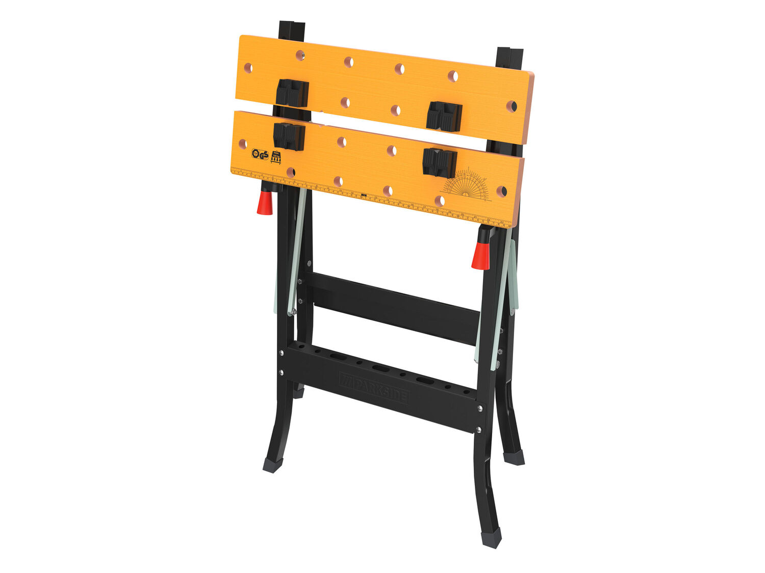 Banco da lavoro Parkside, prezzo 19.99 € 
- Dimensioni montato: 60,5 x 79 x 63 ...