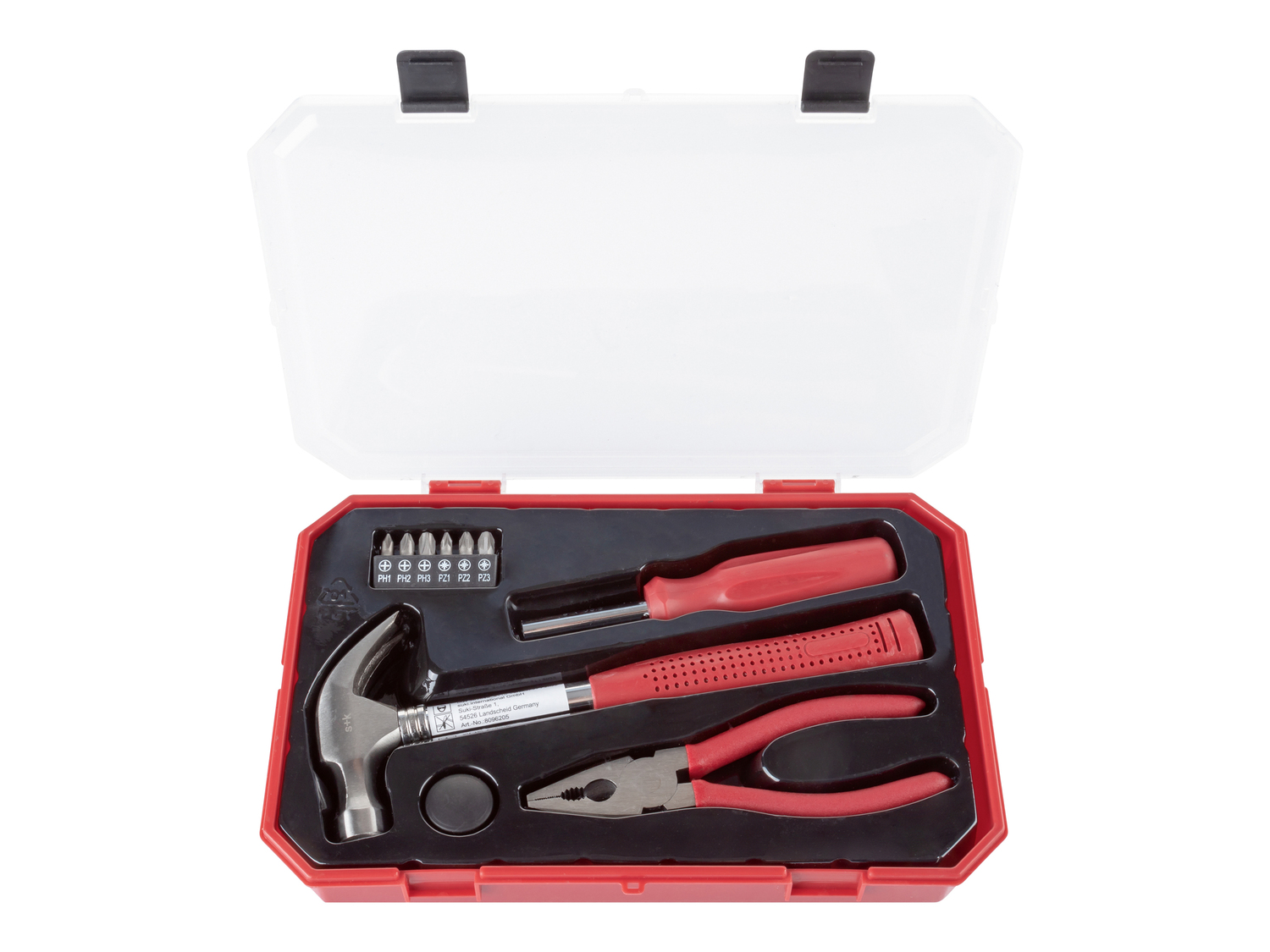 Set utensili Parkside, prezzo 7.99 €
10 pezzi
- Custodia inclusa
Caratteristiche
...