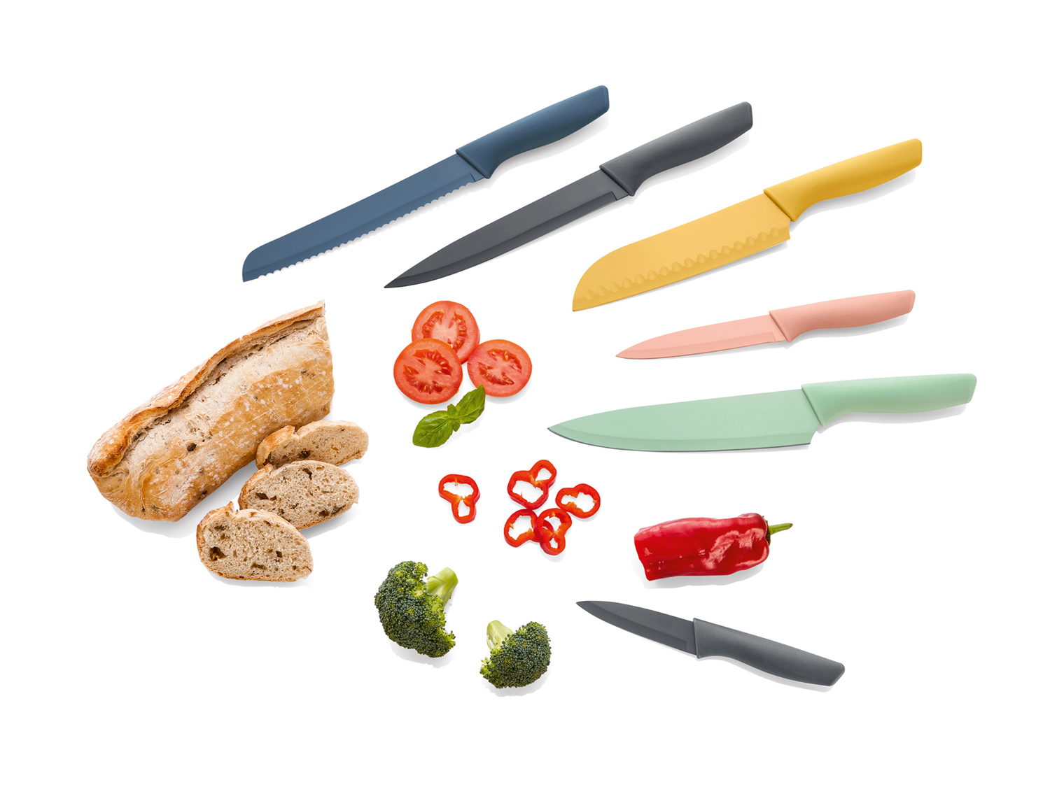 Set coltelli da cucina Ernesto, prezzo 17.99 €
6 pezzi
- Lame in acciaio ...