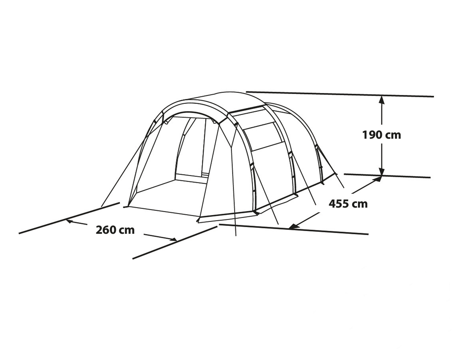 Tenda da campeggio Rocktrail, prezzo 99.00 €
4 posti
- Facile da montare ...